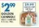 Associated Golden Cannoli offer