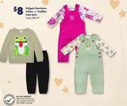 Family Dollar Kidgets Newborn, Infant, or Toddler Pant Sets offer