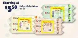 Family Dollar Kidgets Baby Wipes offer