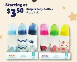 Family Dollar Kidgets Baby Bottles offer