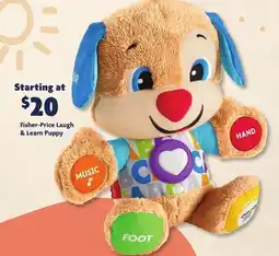 Family Dollar Fisher-Price Laugh & Learn Puppy offer