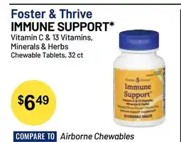 Health Mart Foster & Thrive IMMUNE SUPPORT offer