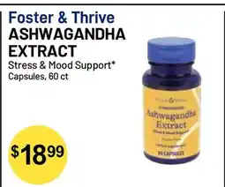 Health Mart Foster & Thrive ASHWAGANDHA EXTRACT offer