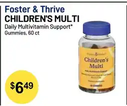Health Mart Foster & Thrive CHILDREN'S MULTI offer