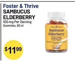 Health Mart Foster & Thrive SAMBUCUS ELDERBERRY offer