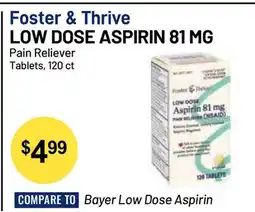 Health Mart Foster & Thrive LOW DOSE ASPIRIN 81 MG offer
