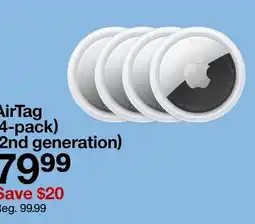 Target AirTag (4-Pack) offer