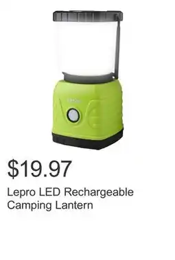 Costco Lepro LED Rechargeable Camping Lantern offer