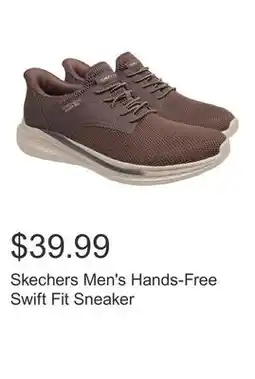 Costco Skechers Men's Hands-Free Swift Fit Sneaker offer