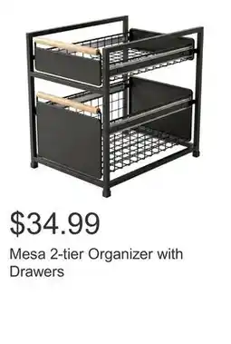 Costco Mesa 2-tier Organizer with Drawers offer
