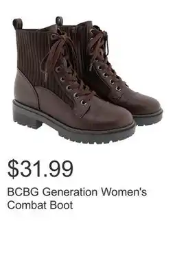 Costco BCBG Generation Women's Combat Boot offer