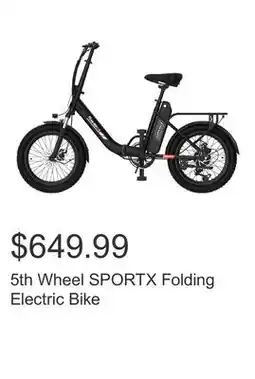 Costco 5th Wheel SPORTX Folding Electric Bike offer