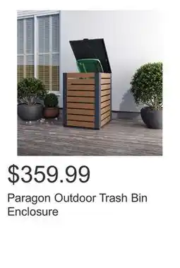 Costco Paragon Outdoor Trash Bin Enclosure offer