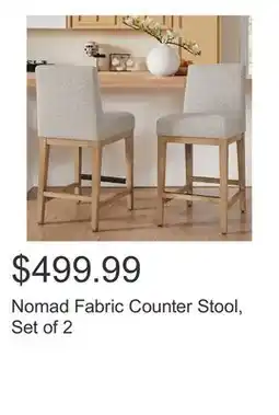 Costco Nomad Fabric Counter Stool, Set of 2 offer