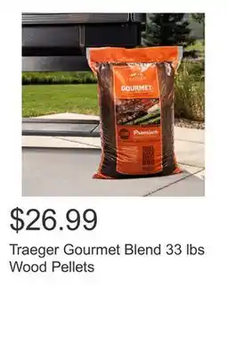 Costco Traeger Gourmet Blend 33 lbs Wood Pellets offer