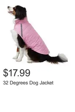 Costco 32 Degrees Dog Jacket offer