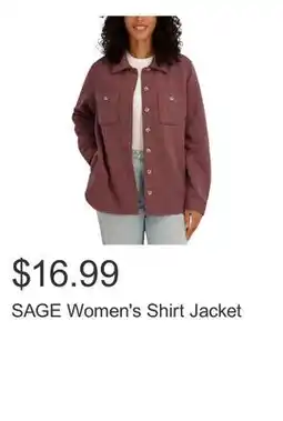 Costco SAGE Women's Shirt Jacket offer