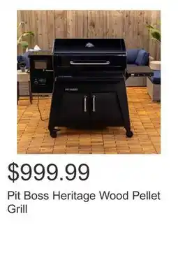 Costco Pit Boss Heritage Wood Pellet Grill offer