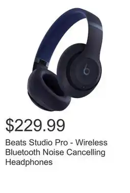 Costco Beats Studio Pro - Wireless Bluetooth Noise Cancelling Headphones offer