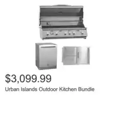 Costco Urban Islands Outdoor Kitchen Bundle offer