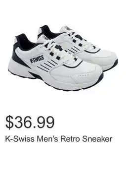 Costco K-Swiss Men's Retro Sneaker offer