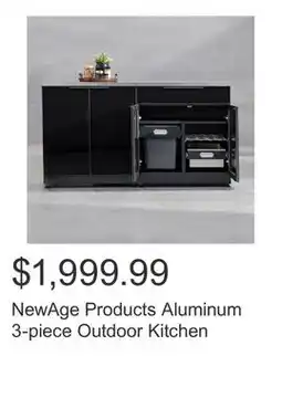 Costco NewAge Products Aluminum 3-piece Outdoor Kitchen offer