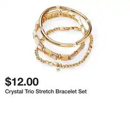Belk Crystal Trio Stretch Bracelet Set offer