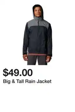 Belk Big & Tall Rain Jacket offer