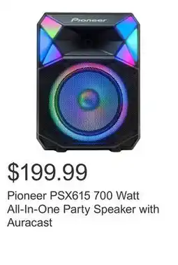 Costco Pioneer PSX615 700 Watt All-In-One Party Speaker with Auracast offer