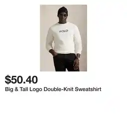 Belk Big & Tall Logo Double-Knit Sweatshirt offer