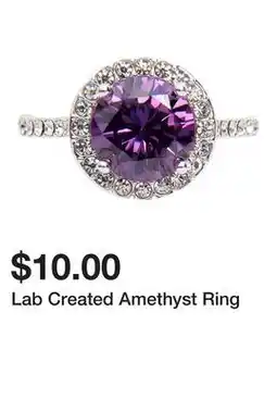 Belk Lab Created Amethyst Ring offer