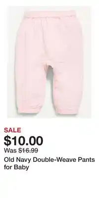 Old Navy Old Navy Double-Weave Pants for Baby offer