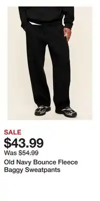 Old Navy Old Navy Bounce Fleece Baggy Sweatpants offer