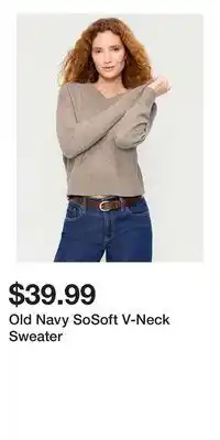 Old Navy Old Navy SoSoft V-Neck Sweater offer