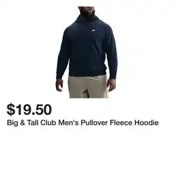 Belk Big & Tall Club Men's Pullover Fleece Hoodie offer