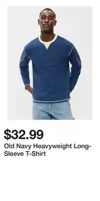 Old Navy Old Navy Heavyweight Long-Sleeve T-Shirt offer