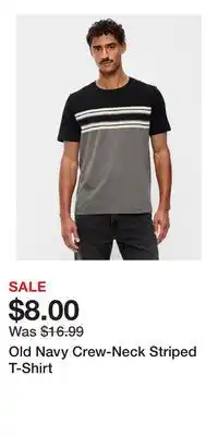 Old Navy Old Navy Crew-Neck Striped T-Shirt offer