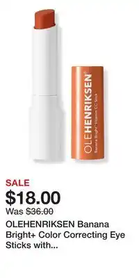 Ulta Beauty OLEHENRIKSEN Banana Bright+ Color Correcting Eye Sticks with Vitamin C for Dark Circles offer