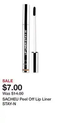 Ulta Beauty SACHEU Peel Off Lip Liner STAY-N offer