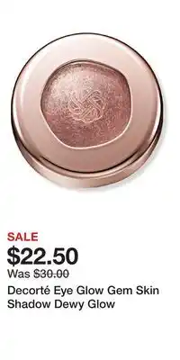 Ulta Beauty Decorté Eye Glow Gem Skin Shadow Dewy Glow offer