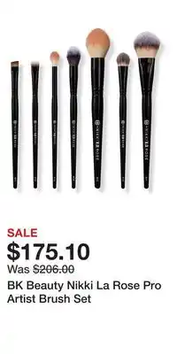 Ulta Beauty BK Beauty Nikki La Rose Pro Artist Brush Set offer