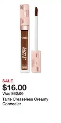 Ulta Beauty Tarte Creaseless Creamy Concealer offer