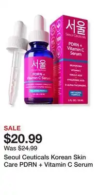 Ulta Beauty Seoul Ceuticals Korean Skin Care PDRN + Vitamin C Serum offer