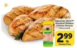 Albertsons Signature SELECT Boneless Skinless Chicken Breasts offer