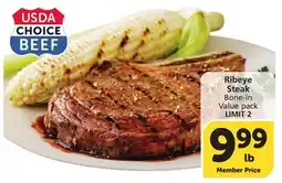Albertsons Ribeye Steak offer