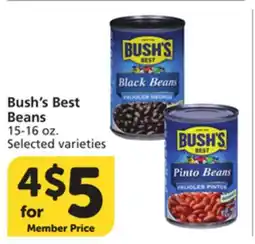 Albertsons Bush's Best Beans offer