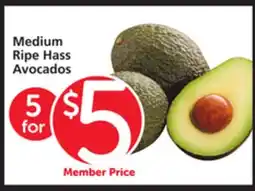 Albertsons Medium Ripe Hass Avocados offer