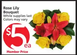 Albertsons Rose Lily Bouquet offer