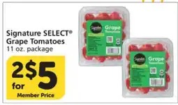 Albertsons Signature SELECT Grape Tomatoes offer
