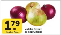 Albertsons Vidalia Sweet or Red Onions offer